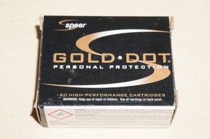 lot 29 image: Box of 20 Speer Gold Dot .32 Auto 60 Gr GDHP Ammo