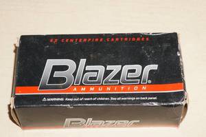 lot 40 image: Box of 50 Blazer .38 Special 158 Gr LRN Ammo