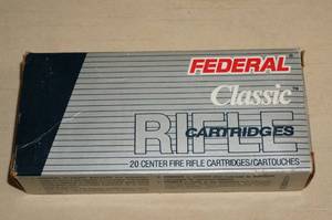 lot 103 image: Box of 20 Federal Classic .308 Win 150 Gr SP Ammo