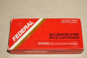 lot 104 image: Box of 20 Federal 30-30 Win 170 Gr SP Ammo