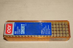lot 105 image: 100 Rounds of .22 Short Ammo