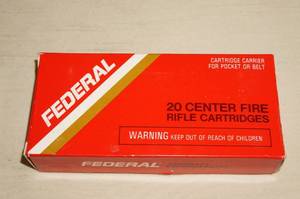 lot 106 image: Box of 20 Federal 30-30 Win 170 Gr SP Ammo
