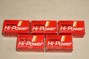 lot 110 image: 150 Rounds of Federal Hi-Power .22 LR Ammo