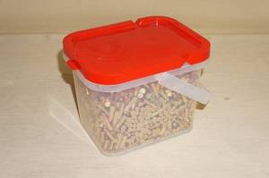 lot 115 image: Bucket of Federal .22 LR Ammo - Over 1300 Rounds