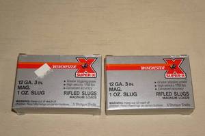 lot 118 image: (10) Winchester Super-X 12 Ga 3 Mag 1 Oz Rifled Slugs