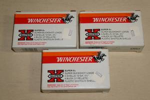 lot 123 image: (15) Winchester Super-X 12 Ga 2-34 4 Buck Shotshells