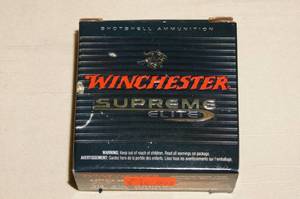 lot 131 image: Box of 10 Winchester Supreme Elite .410 2-12 Defense Shotshells