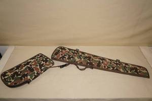 lot 158 image: Camo Semi-Ridgid Long Gun Case