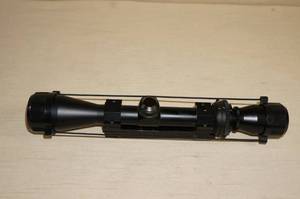 lot 170 image: 3-9x40 Riflescope with Leatherwood Mount