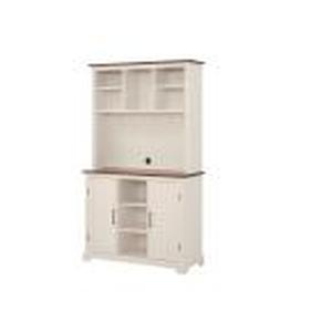 lot 303 image: Bainport Ivory Wood Buffet Table wi...