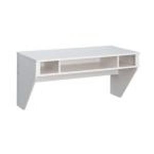 lot 321 image: 43 in. Rectangular White Floating D...