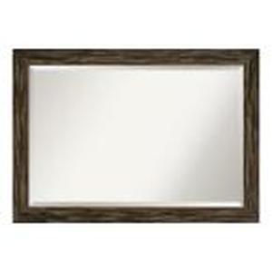 lot 324 image: Medium Rectangle Distressed Brown B...