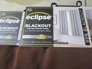 lot 17 image: 4- Eclipse Blackout Panels 42x63 in...