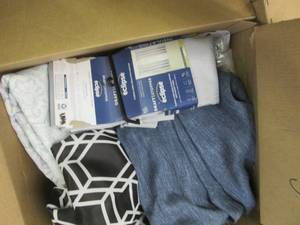 lot 20 image: Box of Assorted Curtain Panels...