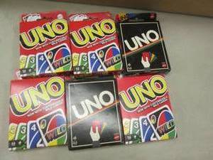 lot 78 image: 6 pks UNO Cards...