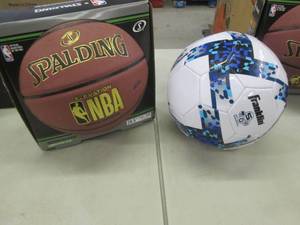 lot 92 image: Spalding Full Size Baskeball, Size ...