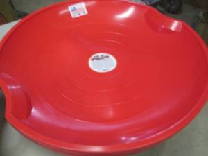 lot 144 image: 5 Flexible Flyer Saucer Sleds...