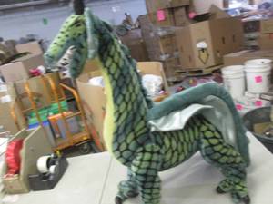 lot 156 image: Large Dragon Plush...