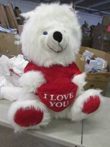 lot 157 image: I Love You Bear...