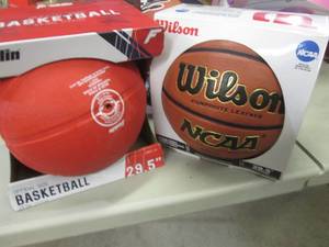 lot 164 image: Wilson & Franklin Basketballs...