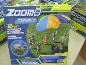 lot 188 image: 2 Zoom-o 12 Foot Parachutes with Ha...