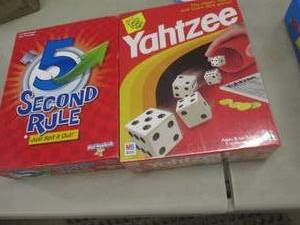 lot 197 image: 5 Second Rule, Yahtzee...