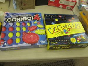 lot 204 image: Connect 4, PacMan Game...