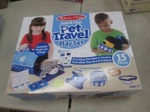 lot 213 image: Melissa & Doug Pet Travel Set...