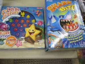 lot 229 image: Shark Bite, Lets Go Fishing...