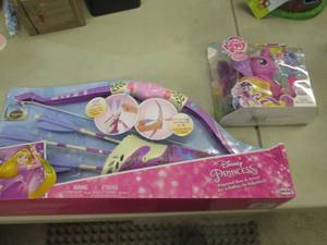 lot 233 image: Rapunzel Bow & Arrow, My Little Pon...
