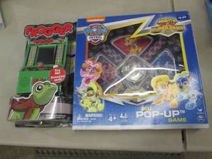 lot 249 image: Frogger, Paw Patrol Pop Up Game...