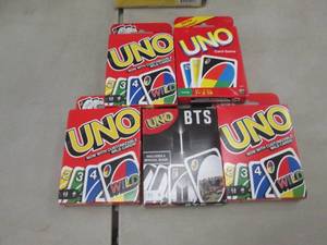 lot 256 image: 5 Packs UNO Cards...