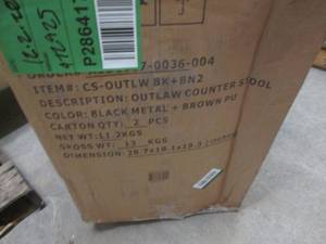 lot 309 image: Outlaw Industrial Brown Counter Sto...