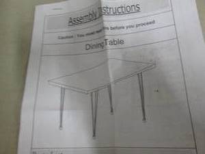 lot 313 image: 48 inches Rectangular Dining Table ...