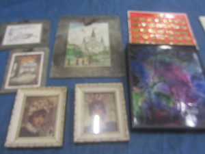 lot 88 image: Slate Tile Art, Art Glass, Tokens