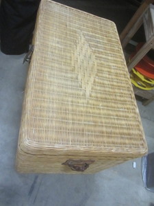 lot 95 image: Wicker Trunk