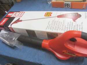 lot 103 image: B&D Blower, String Trimmer