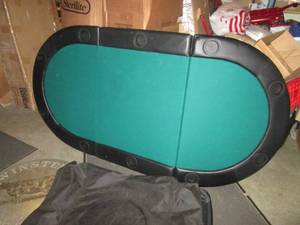 (RMBC) Large Oblong Poker Table Top...