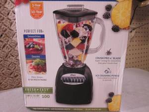 (F-3) Oster 10-Speed 6-Cup Blender...