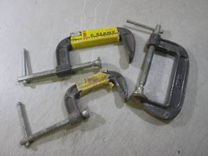 (BSB) 3 C-Clamps 2 - 4 1 - 3...
