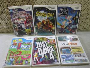 (BSB) 6 Wii Games...