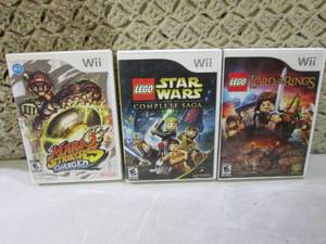 (BSB) 3 Wii Games...