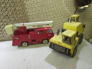 (A-2) Vintage Tonka Truck and Fire ...