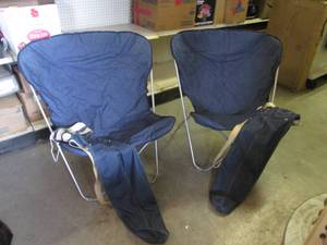 (EW3) Pair of Denim Portable Foldin...