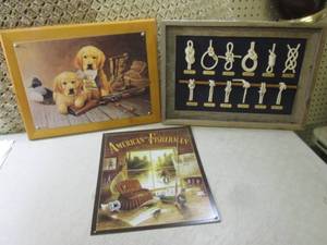 (RMT) Framed Knots, Framed Tin Pupp...