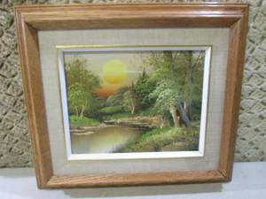 (FS) Framed Oil Painting Martin 1...
