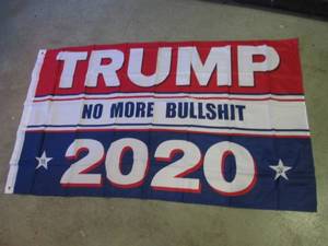 (RMDR) 3 ft x 5 ft Trump No More BS...