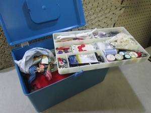 (D-1) Box Full of Assorted Sewing a...