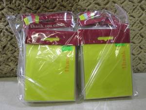 (CSB) 12 Packs of Thank You Cards 8...