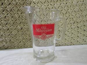 (RMDR) Glass Old Milwaukee Beer Pit...